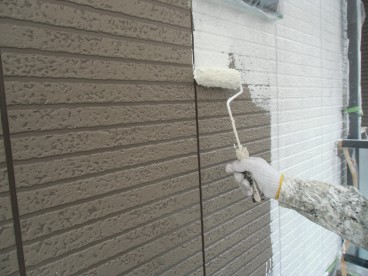 外壁中塗り/パーフェクトサーフ